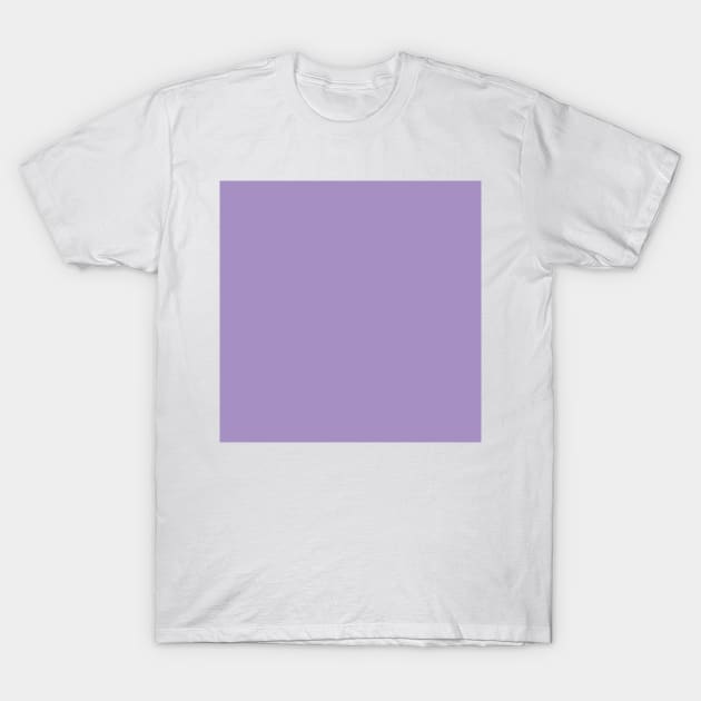 Solid lavender Light Purple  Monochrome Minimal Design T-Shirt by HiddenPuppets